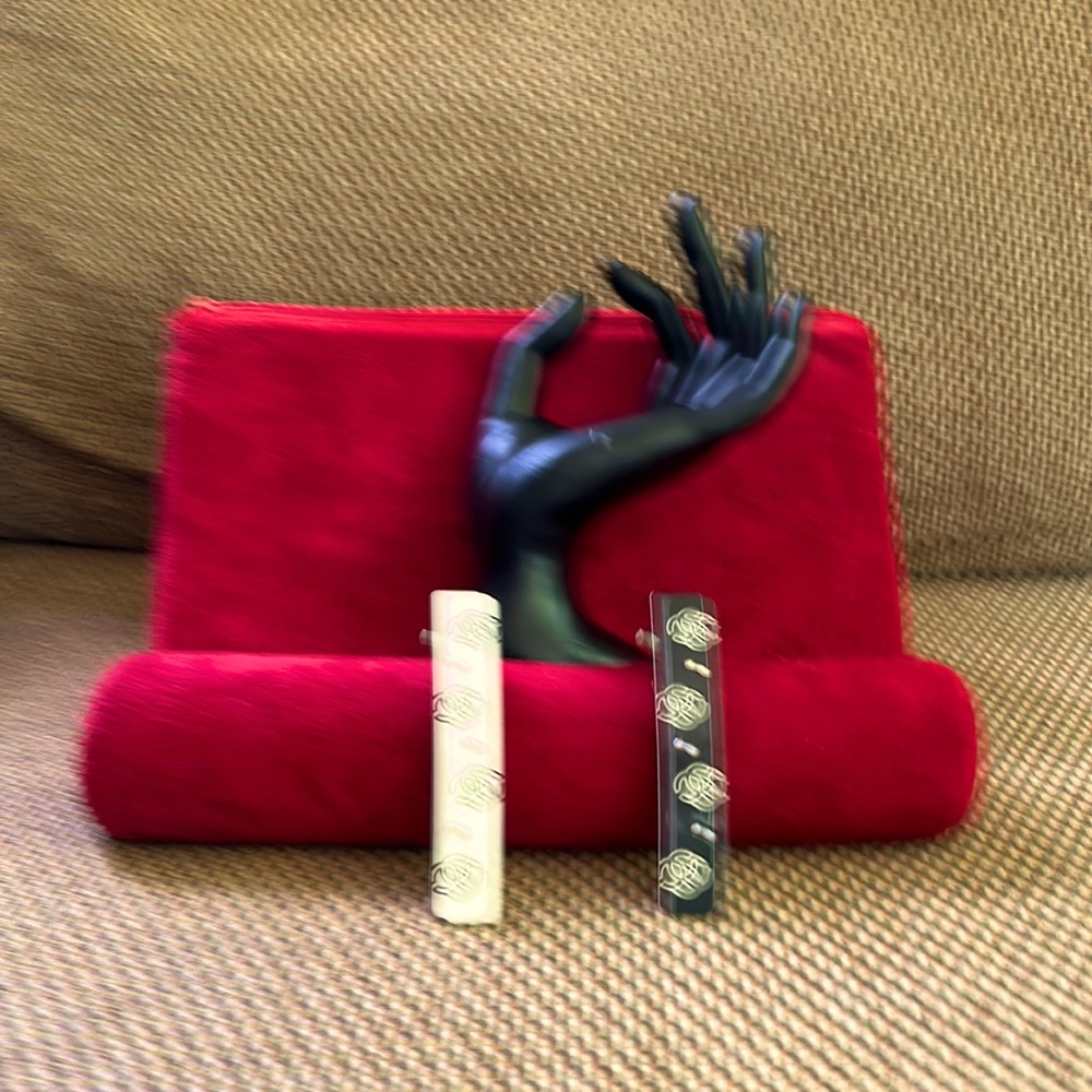 Designer Chanel barrettes. 3/12 “ long . So good looking!!!!
